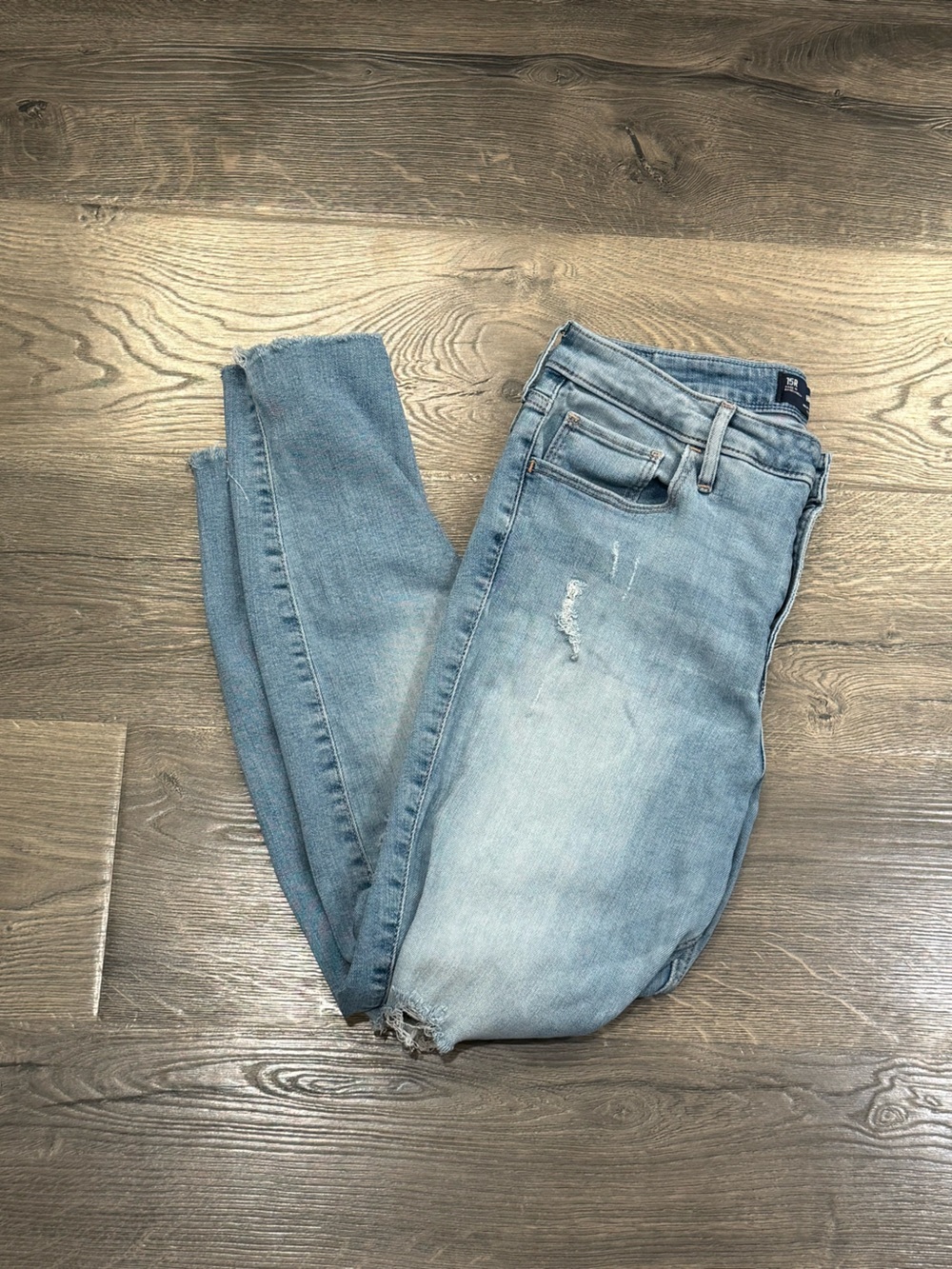 Hollister Skinny Light Blue Distressed Jeans